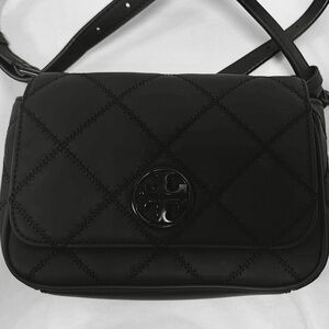 Tory Burch Quilted Black Crossbody Bag
